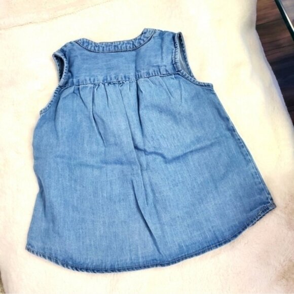 Toddler Girls OshKosh & Joe Fresh Denim & Tutu Outfit Set 24M - Picture 2 of 7